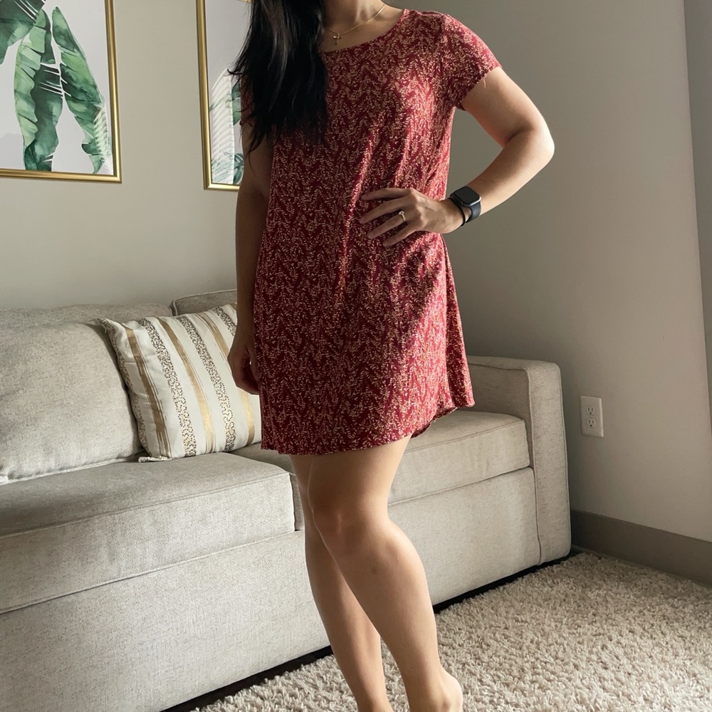 Fall Multi-Colored Shift Dress